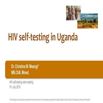 HIV self-testing in Uganda