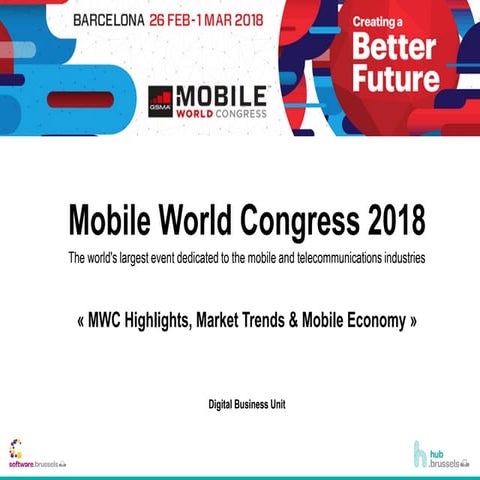 Mobile World Congress 2018 by hub.brussels