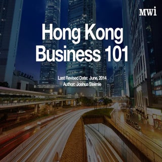 Hong Kong Business 101