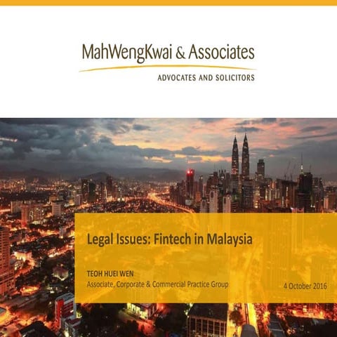 MDEC Fintech Developer Bootcamp - Fintech Masterclass Day 2