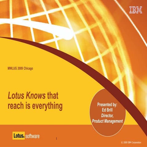 MWLUG Chicago Keynote - Ed Brill