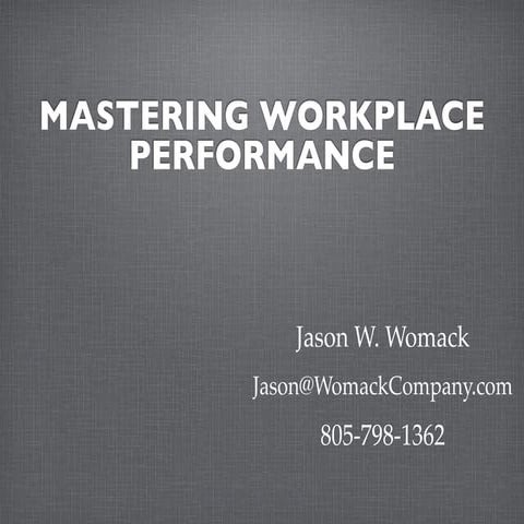 Getting ahead in business and life