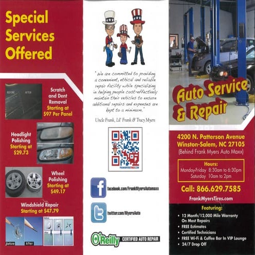 Winston Salem Auto Service & Repair Brochure | PDF