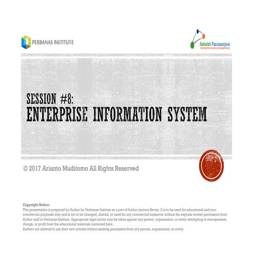 008. Enterprise Information System | PDF