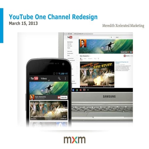 YouTube One Channel Redesign