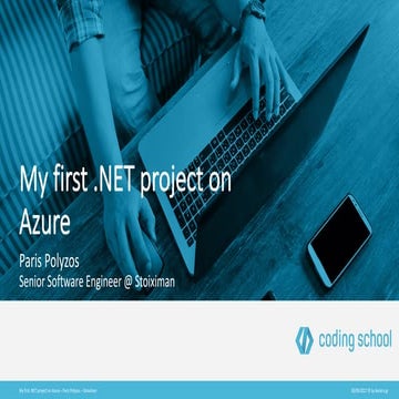 My first .net project on Azure