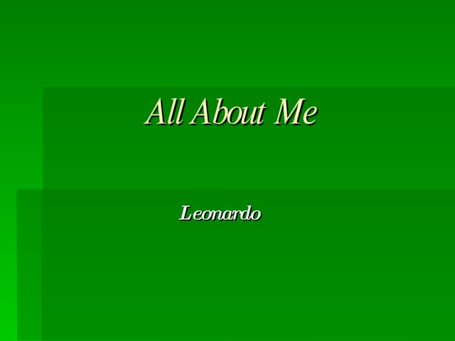 my life by leo