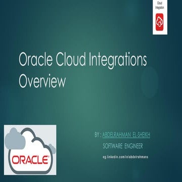Oracle Cloud Integrations Overview | PPT