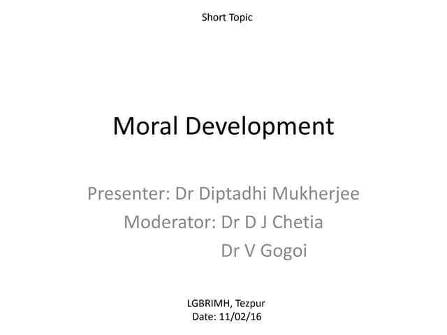 Moral development