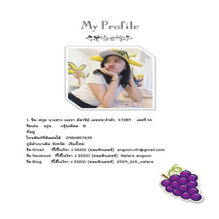 My profile | PDF