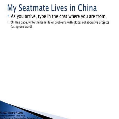 My Seatmate Lives In China Future Of Education