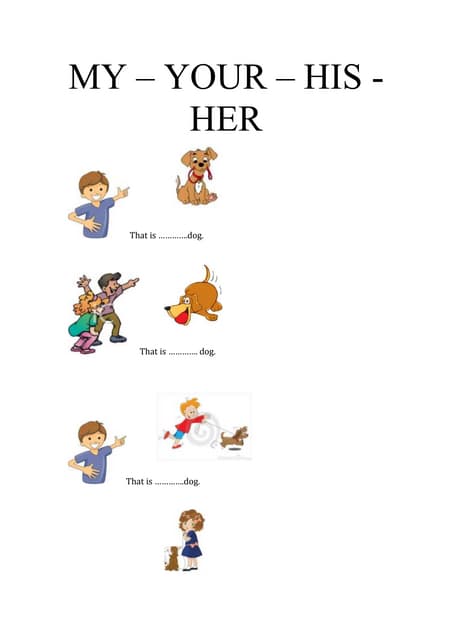 my your his her