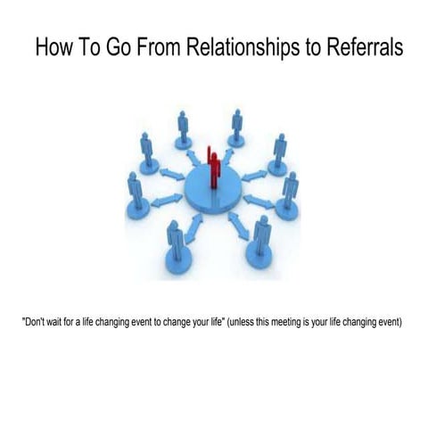  How Does A Person Get Over 500 Referrals Per Year?