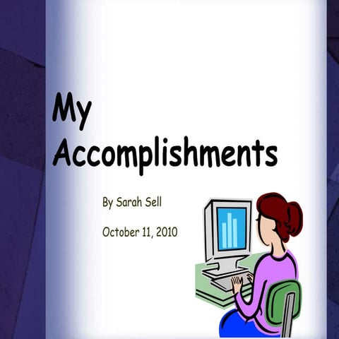 My accomplishments1