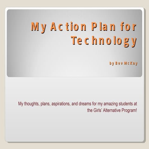 My action plan