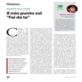 Myadvice: Il mio punto sul "fai da ...