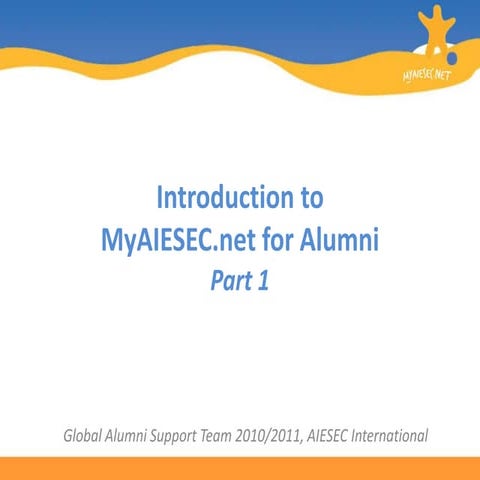 My aiesec.net for alumni tutorial pt1 final