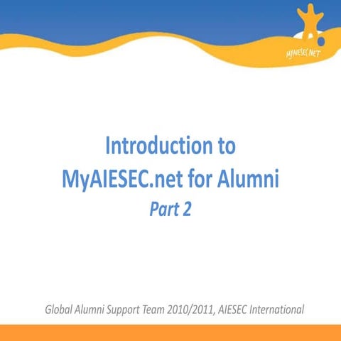 My aiesec.net for alumni tutorial pt2final
