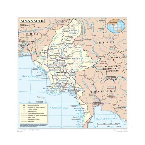 Map of Myanmar | PDF