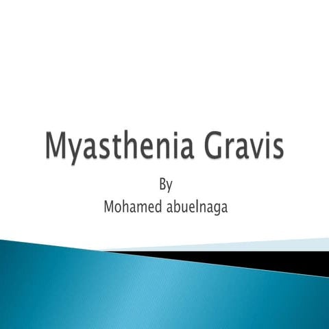 Myasthenia gravis