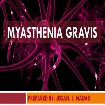 Pathophysiology of Myasthenia gravis 