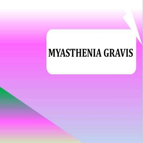 Myasthenia Gravis
