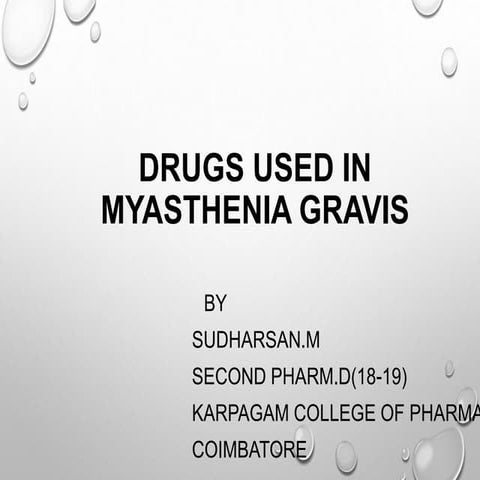 Myasthenia gravis