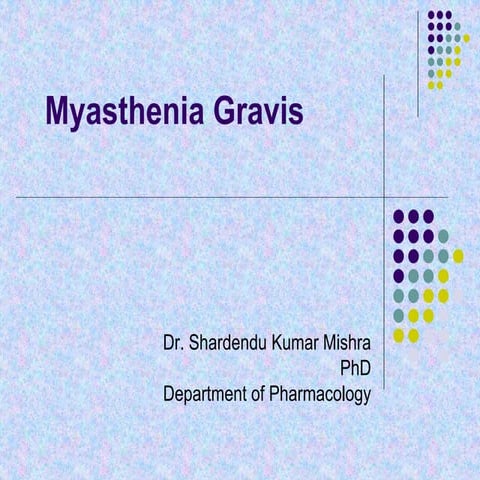 Myasthenia gravis