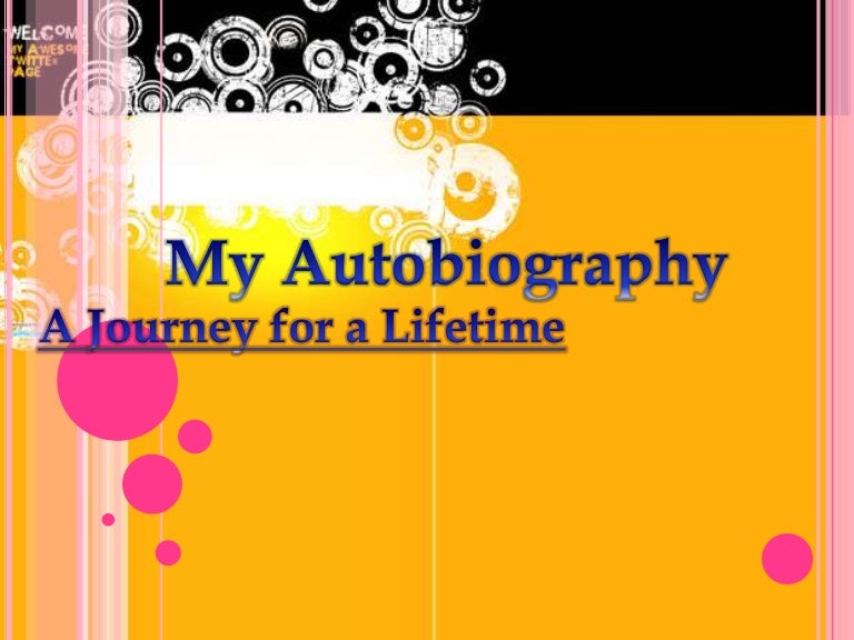 autobiography powerpoint template