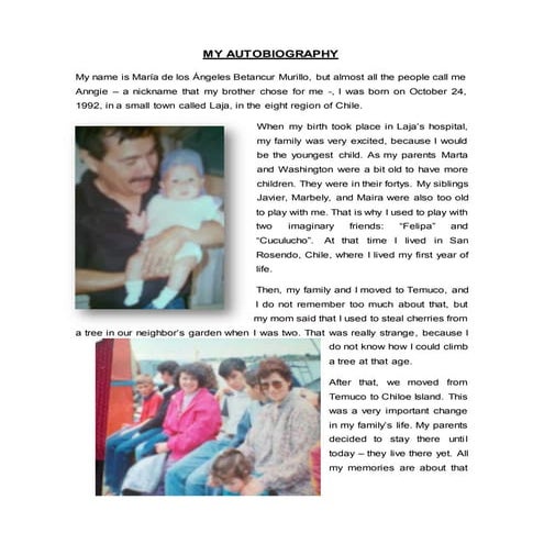 My autobiography   betancur