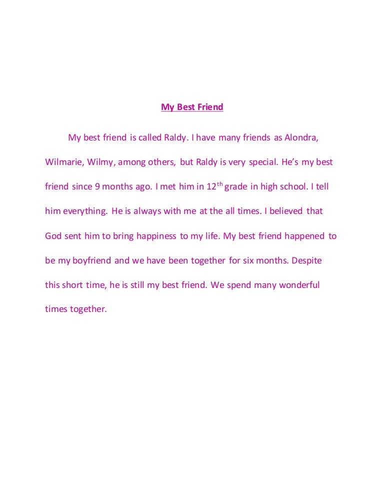 my best friend journal