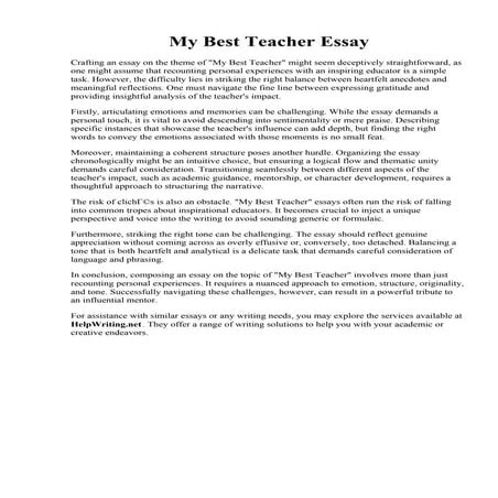 My Best Teacher Essay.pdf