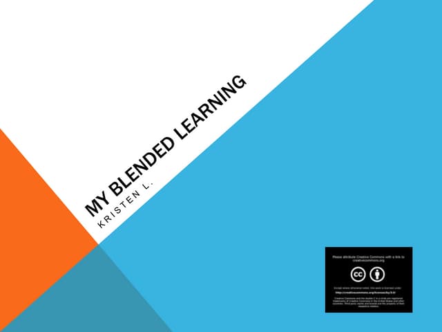 My blended learning portfolio