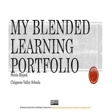 My Blended Learning Portfolio