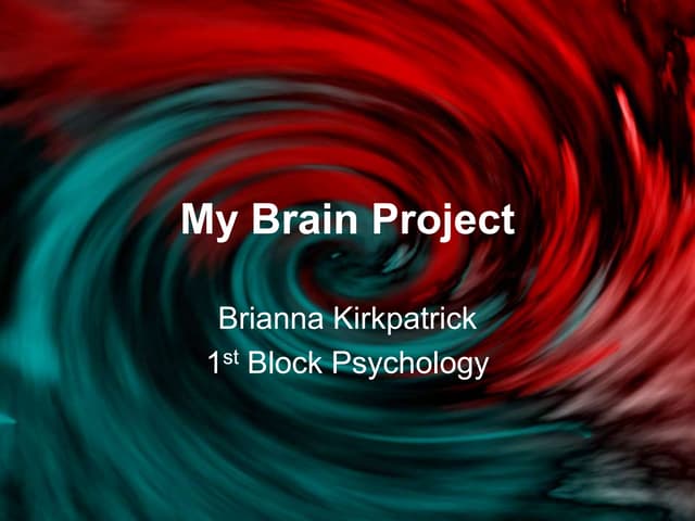 My Brain Project