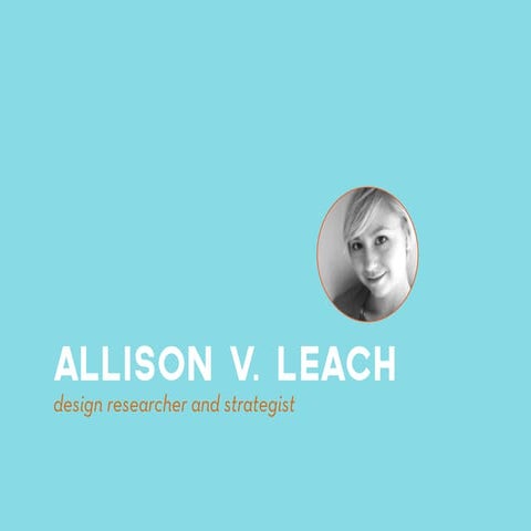 Allison Leach 2013 Work Highlights