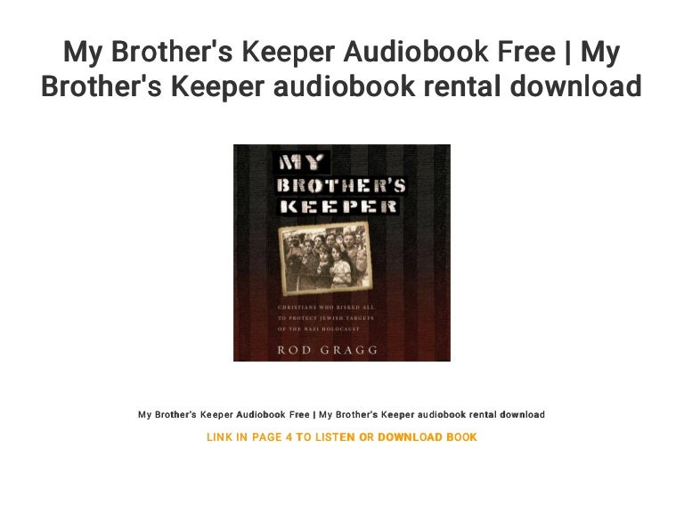 My Brothers Keeper Book Pdf / My Brother's Keeper by Nicole Rainear