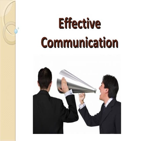 Effective communication