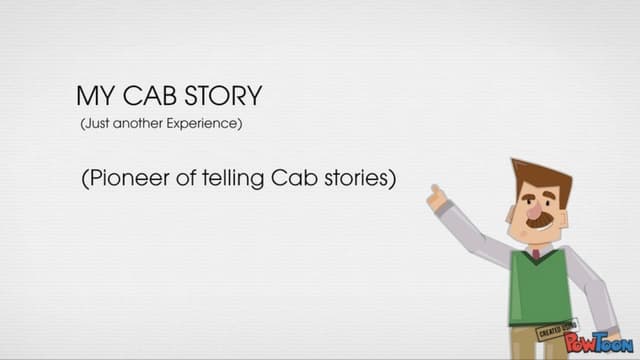 My cab story