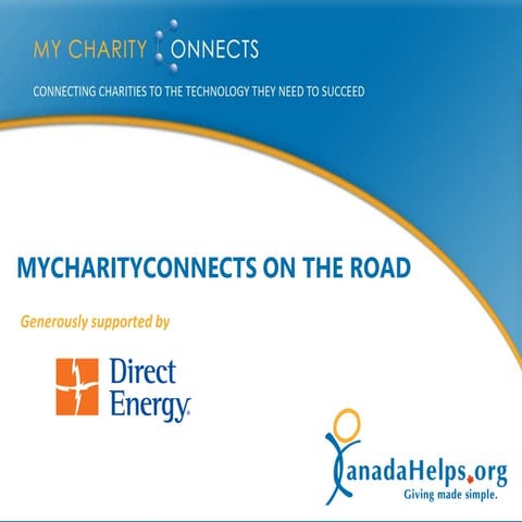 MyCharityConnects Spring 2010 [Philanthropy 2.0 + Websites 101]