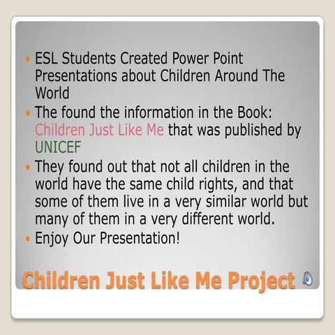 Project Child | PPT