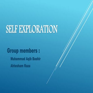 Self Exploration 