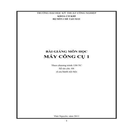 Máy công cụ tnut