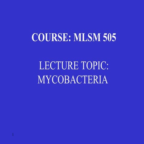 Mycobacterium spp.ppt