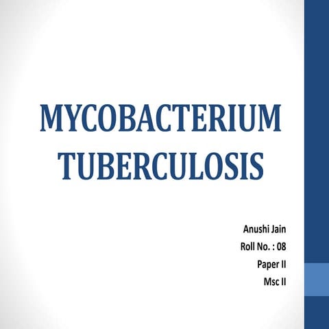 Mycobacterium tuberculosis