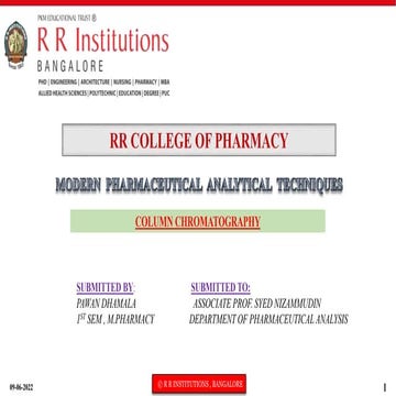  Column  chromatography.pptx