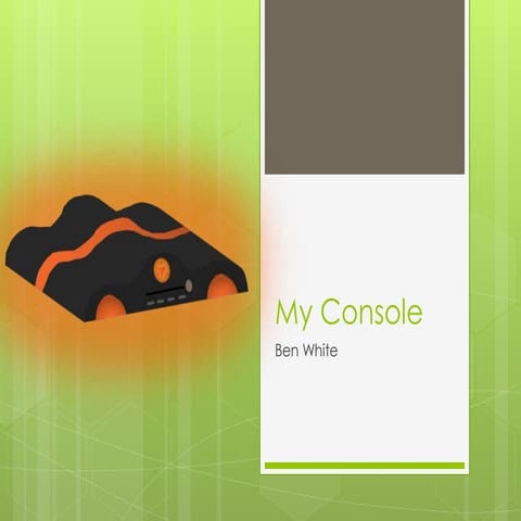 Console design powerpoint! | PPTX
