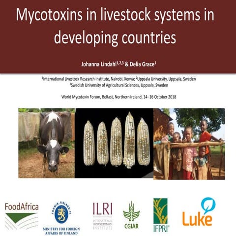 Mycotoxins in livestock systems in developing countries