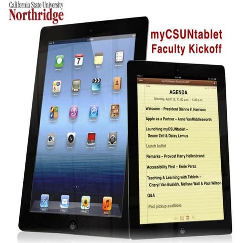 myCSUNtablet kickoff slides
