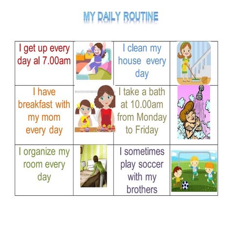 Evodence 2: My daily routine